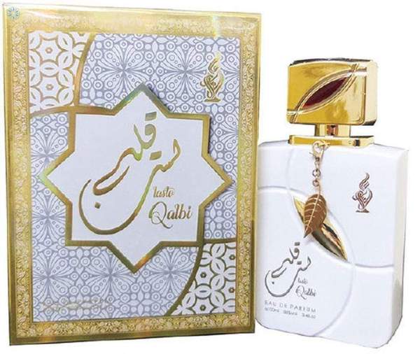 100 ml Eau de Perfume Lasto Qalbi, Fragrância Frutada Almíscar para Mulher