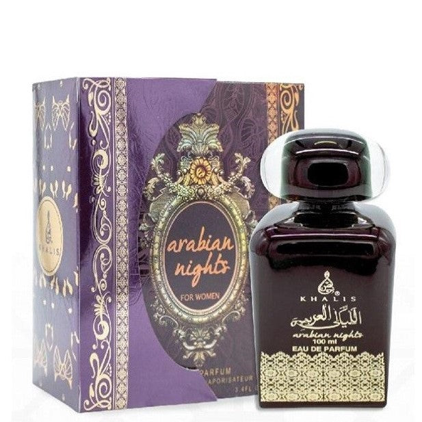 100 ml Eau de Perfume Noites Árabes Refrescantes Fragrância de Madeira para Mulheres