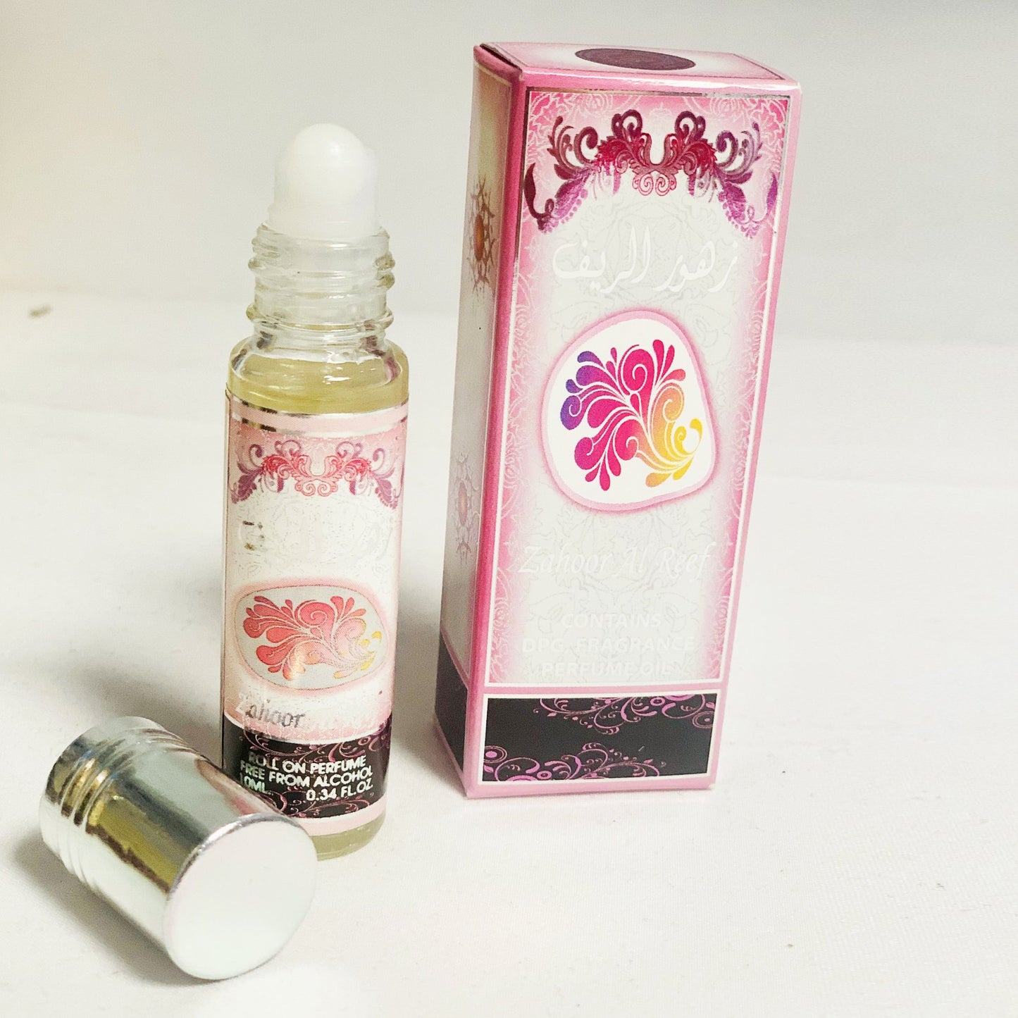 10 ml Perfume Óleo Zahoor Al Reef Cítrico e Frutado Fragrância para Mulher