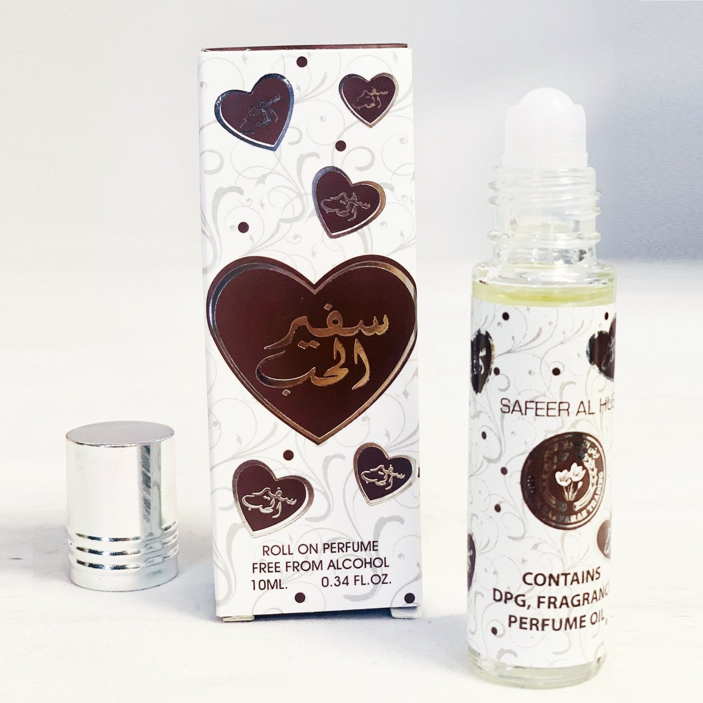10 ml Perfume Óleo Safeer Al Hub Baunilha e Jasmim Fragrância para Mulher