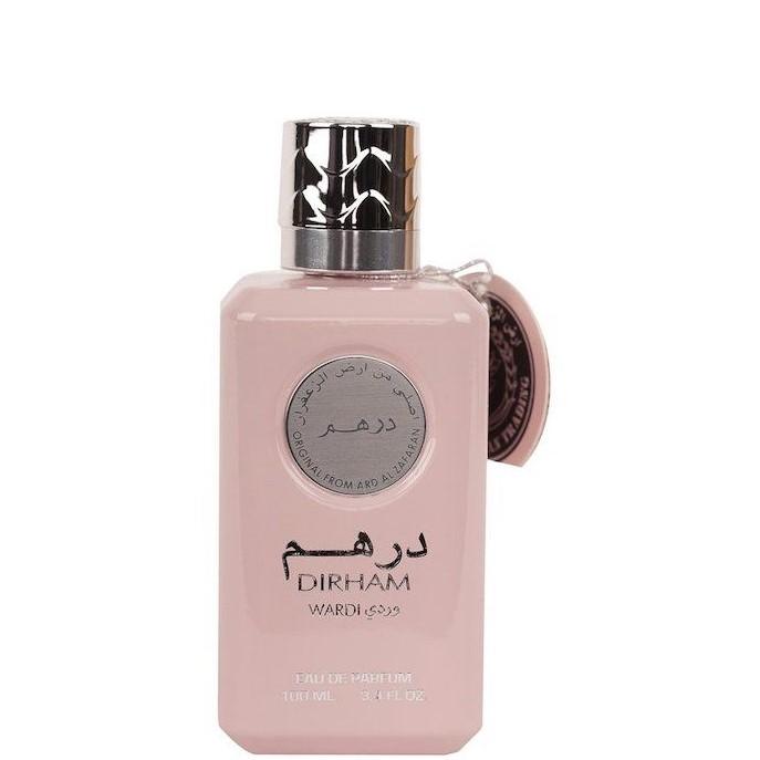 100 ml Eau de Perfume Dirham Wardi Fragrância Doce Frutado-Floral para Mulher
