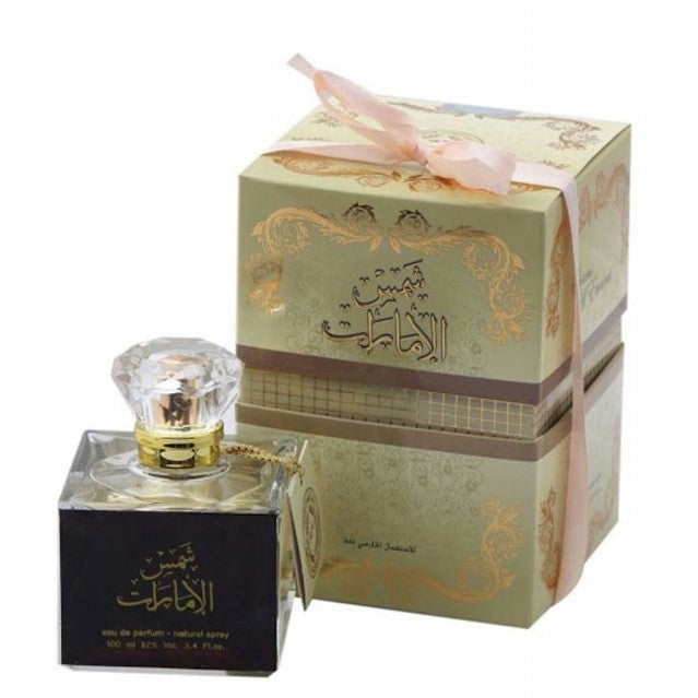 100 ml Eau de Perfume Shams Al Emarat Fragrância Sandâlo Frutado Almiscarador para Mulher