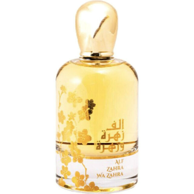 100 ml Eau de Perfume Alf Zahra Wa Zahra Fragrância Picante Sândalo Almísca para Mulher