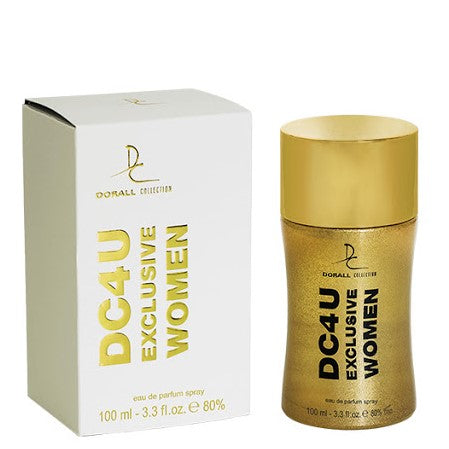 100 ml EDT 'DC 4 U' Exclusive Fragrância Amadeirada Almiscarada para Mulheres