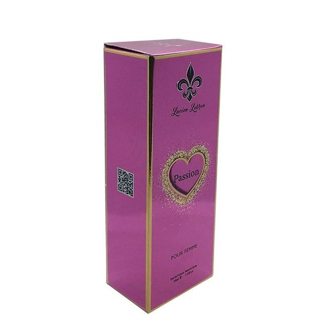 30 ml EDT Lucien Lebron Passion Fragrância Floral Amadeirada para Mulheres