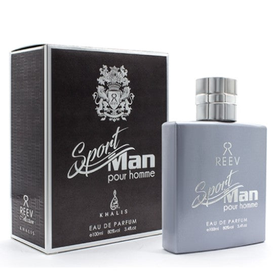 100 ml de Eau de Perfume SPORT MEN Fragrância Ambarada Almiscarada para Homem