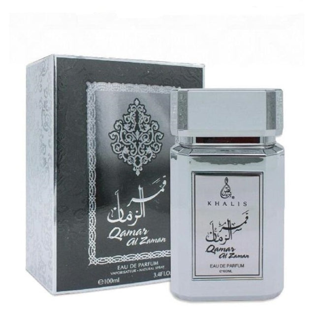 100 ml Eau de Perfume QAMAR AL ZAMAN Fragrância Picante, Almiscarada para Homens