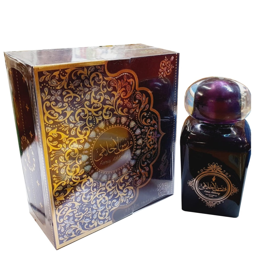 100 ml Eau de Perfume Faris Ahlamy Fragrância Amadeirada, Floral para Mulheres