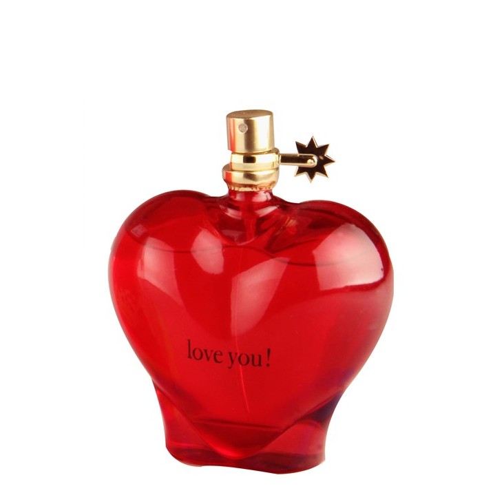 100 ml Eau de Parfum "LOVE YOU RED" Fragrância Frutada Almiscarada Floral para Mulheres, com alto teor de óleo perfumado 3%