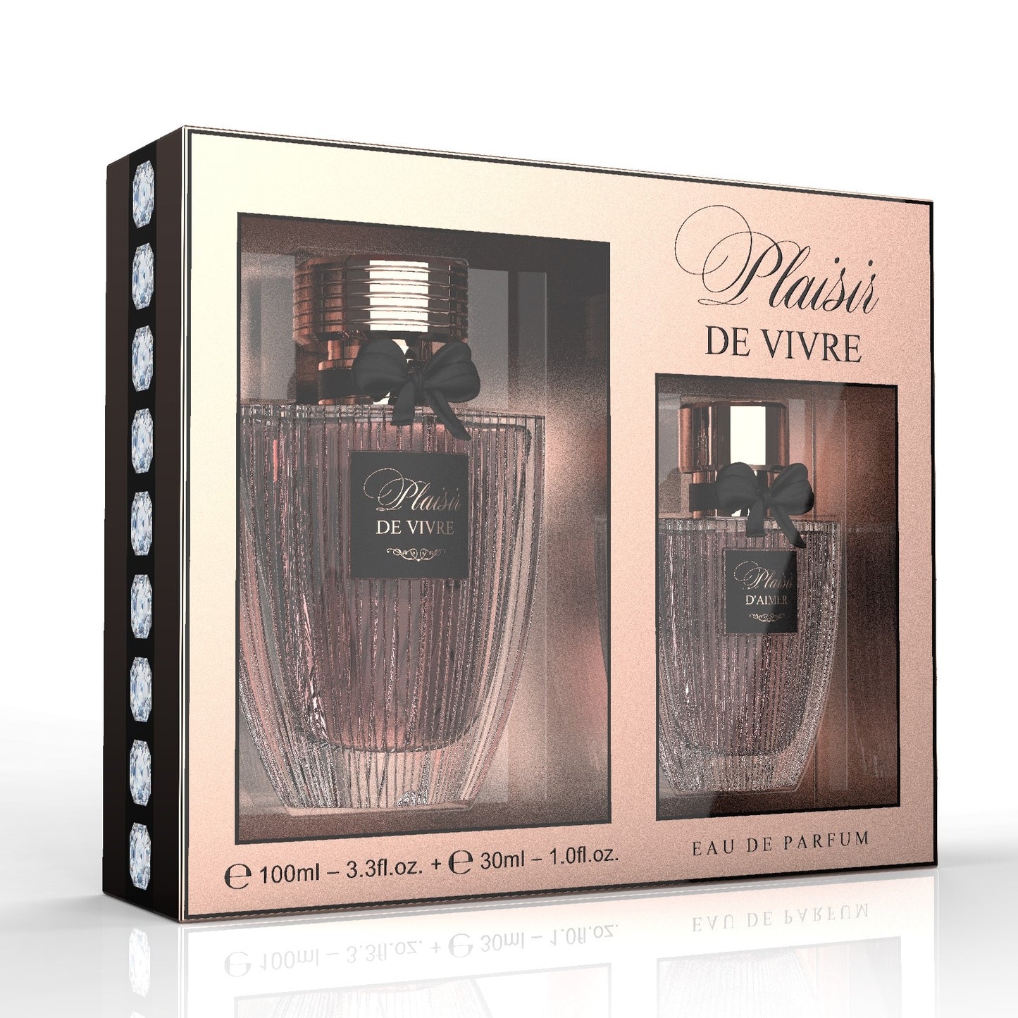 100 ml + 30 ml de Eau de Perfume "PLAISIR DE VIVRE" Oriental - Fragrância Floral para Mulheres