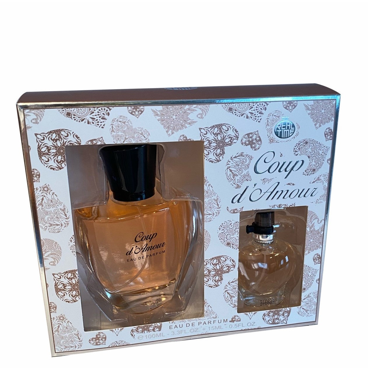 100 ml + 15 ml de Eau de Perfume "COUP D'AMOUR" Oriental - Fragrância Floral para Mulheres