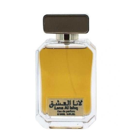 100 ml Eau de Perfume LANA AL ISHQ, Fragrância Oriental Amadeirada para Homem