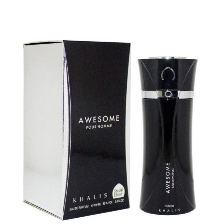 100 ml Eau de Perfume AWESOME, Fragrância Oriental Amadeirada para Homem