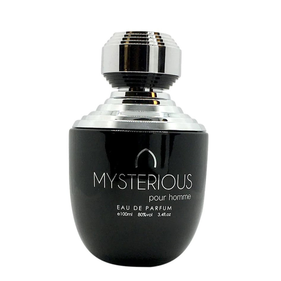 100 ml Eau de Parfum MYSTERIOUS, Fragrância Almiscarada Amadeirada para Homem