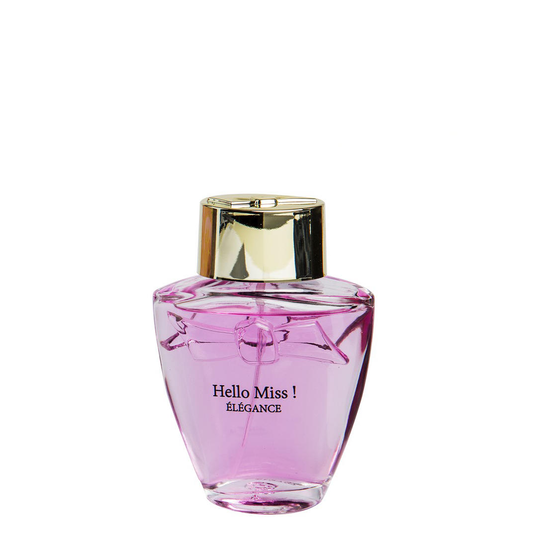 100 ml Eau de Perfume "Hello Miss! Elégance" Fragrância Floral - Frutada para Mulheres