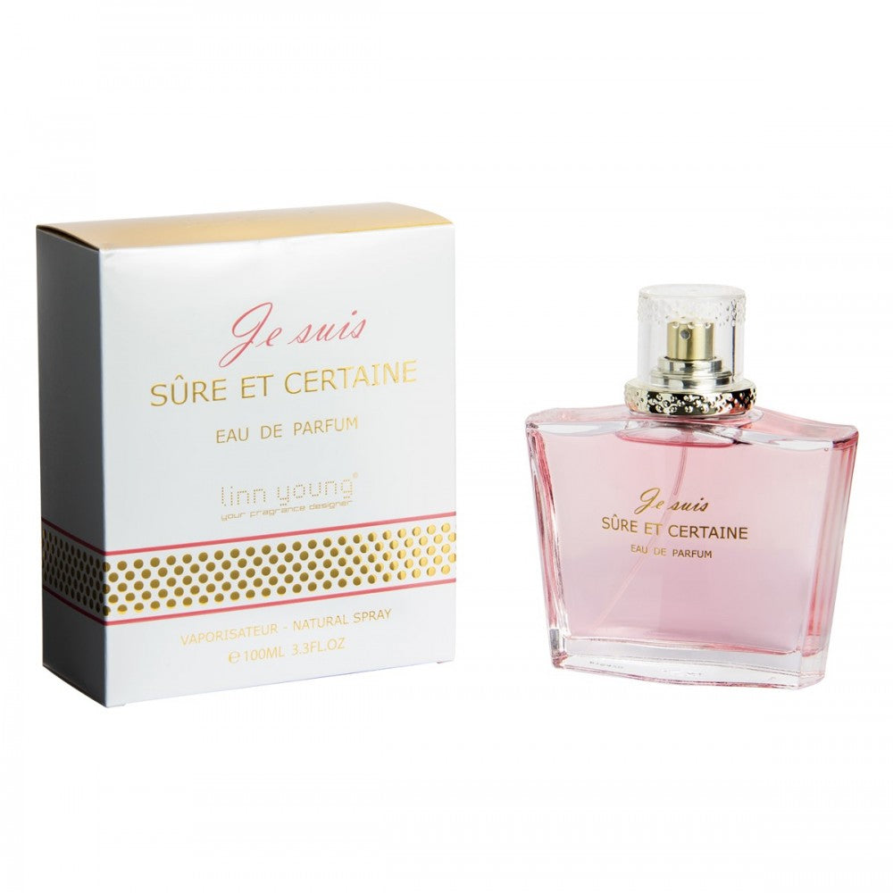 100 ml Eau de Parfume JE SUIS SÛRE & CERTAINE Fragrância Floral-Oriental para Mulher