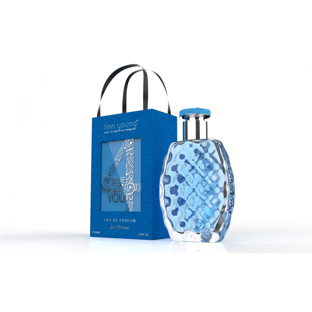 100 ml Eau de Parfume BLUE 4 YOU Fragrância Floral-Frutada Para Mulher