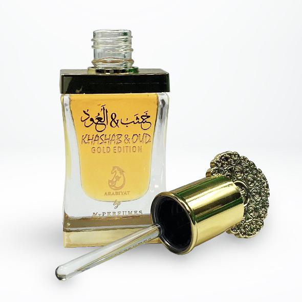 12 ml Perfume Óleo Khasab & Oud Gold Edition Oriental Frutado-Floral Fragrância para Homem
