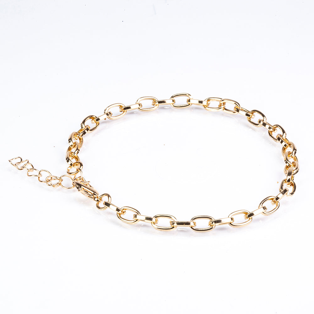 Conjunto de Liga de Ouro com Esmalte e Cristal Emporia® Verde ( Pulseira )