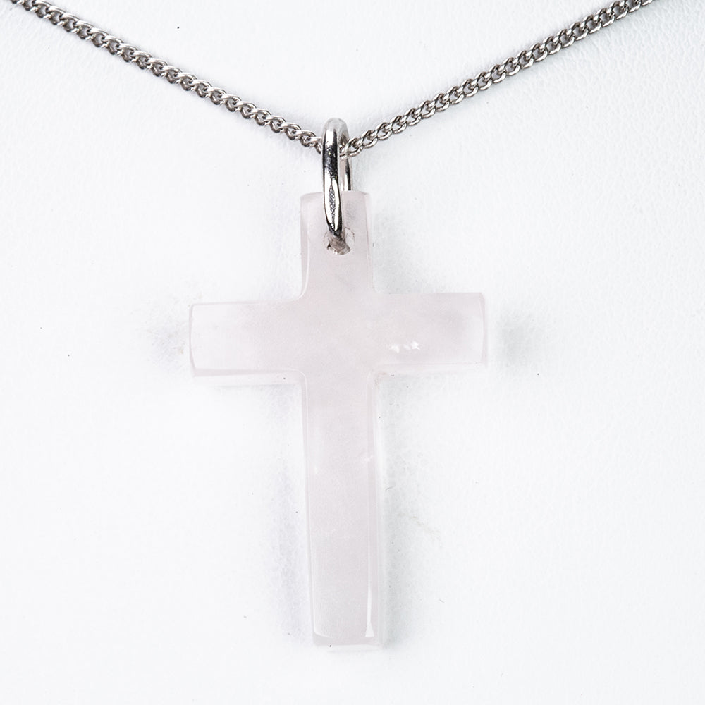 Pendente de Prata com Quartzo Rosa de Ramaratina