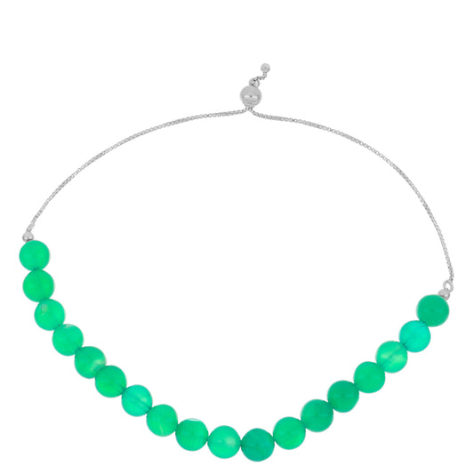 Conjunto de Prata com Quartzo Verde de Spruce Pine Contraste: Cabeca de Veado (800)