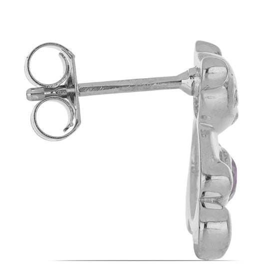 Brincos de Prata com Citrino de Ural