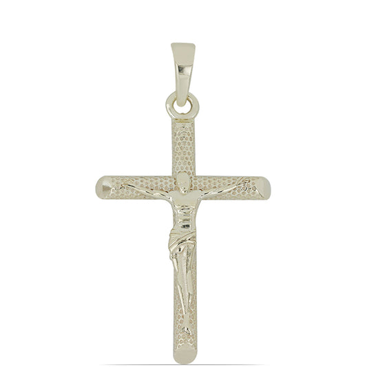 Cruz Pendente de Ouro Contraste: Cruz missionária