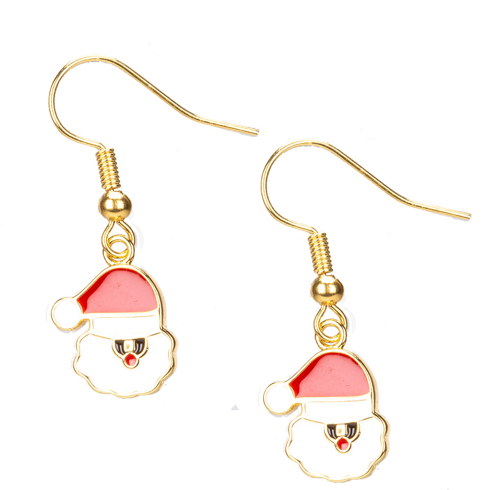 Conjunto de Liga de Ouro com Cristal Emporia® Vermelho ( Colar+Brincos+Pendente )