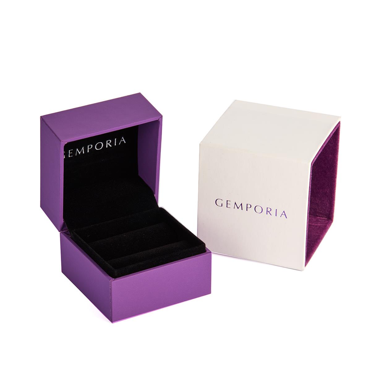 Caixa de anel Gemporia - roxo