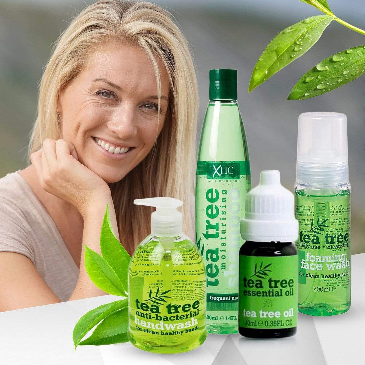 Champô para Cabelo com Óleo de Árvore de Chá - 400 ml