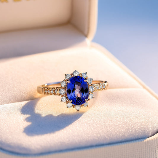 O segredo da tanzanite: a pedra preciosa mais especial dos signos do zodíaco em brincos de prata e ouro