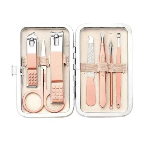 Conjunto de manicure Velform Epilwiz de 7 peças, num estojo elegante