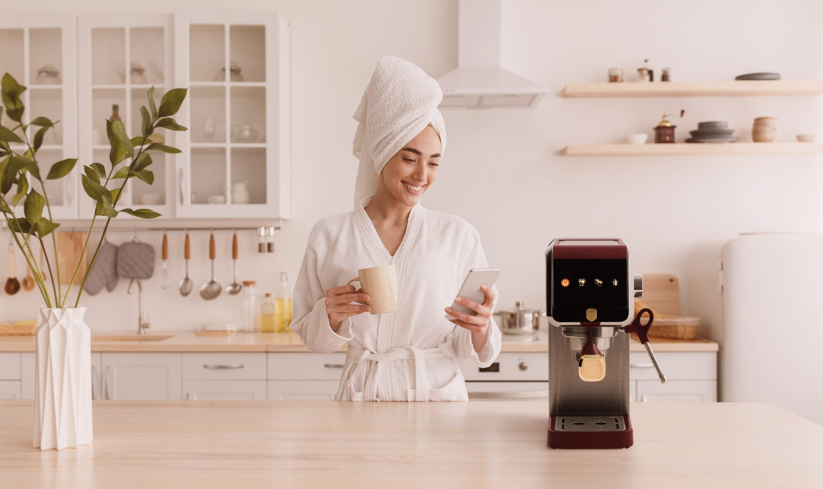 Máquina de café expresso digital Berlinger Haus 16 