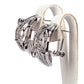 Conjunto de Liga de Ouro com Cristal Emporia® Branco ( Colar+Brincos+Pendente )