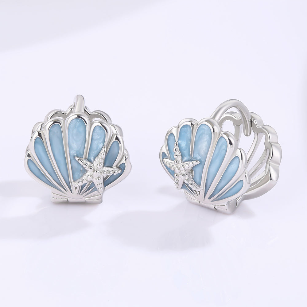 Brincos de Liga de Ouro com Cristal Emporia® Azul 1 