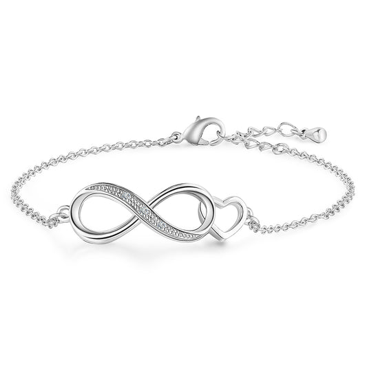 Pulseira de Liga de Ouro com Cristal Emporia® Branco