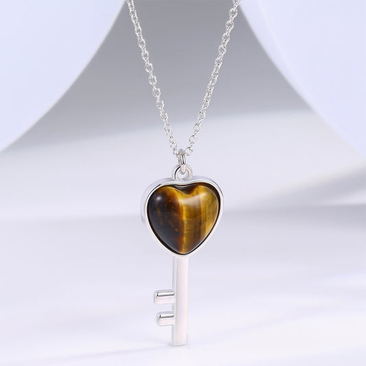 Colar de Liga de Ouro com Cristal Emporia® Castanho