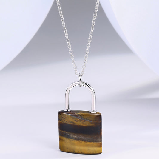 Colar de Liga de Ouro com Cristal Emporia® Castanho