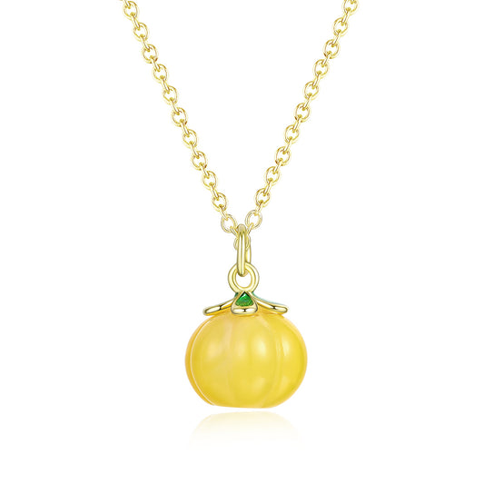 Colar de Liga de Ouro com Cristal Emporia® Amarelo