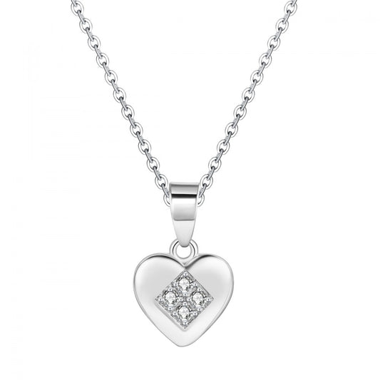 Colar de Liga de Ouro com Cristal Emporia® Branco