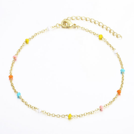 Pulseira de Liga de Ouro com Cristal Emporia® Azul
