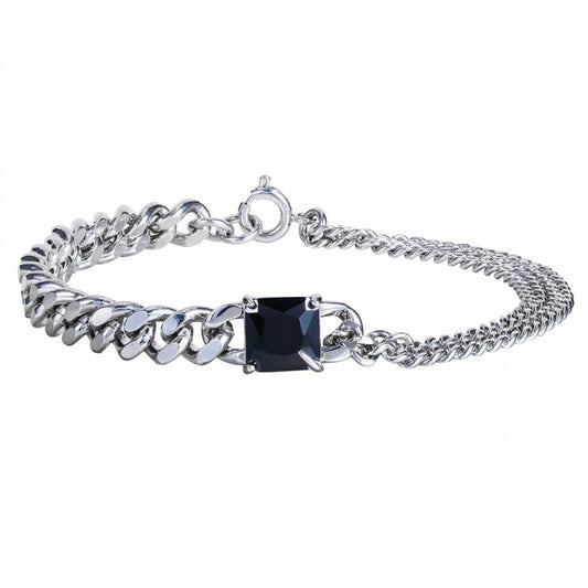 Pulseira de Liga de Ouro com Cristal Emporia® Branco