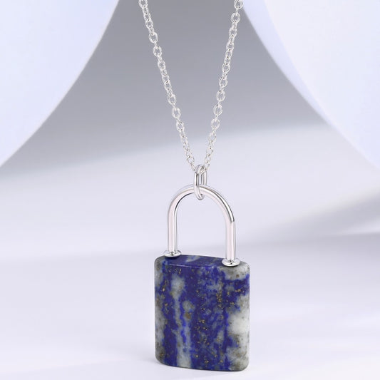 Colar de Liga de Ouro com Cristal Emporia® Azul