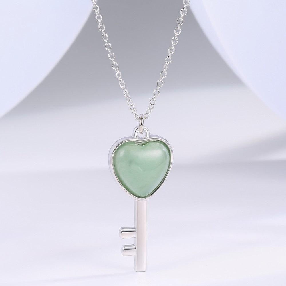 Colar de Liga de Ouro com Cristal Emporia® Verde 1 