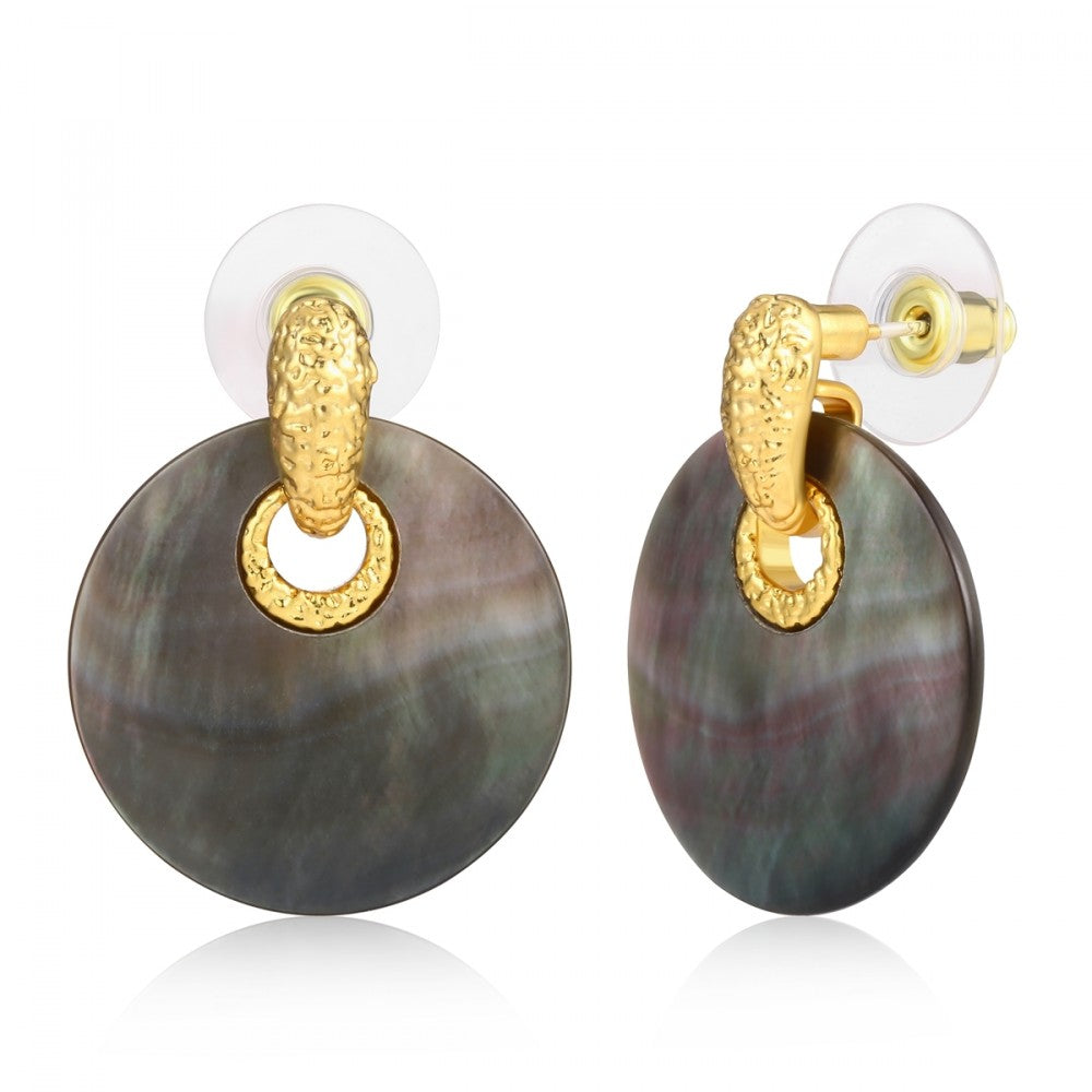 Brincos de Liga de Ouro com Cristal Emporia® Branco 1 