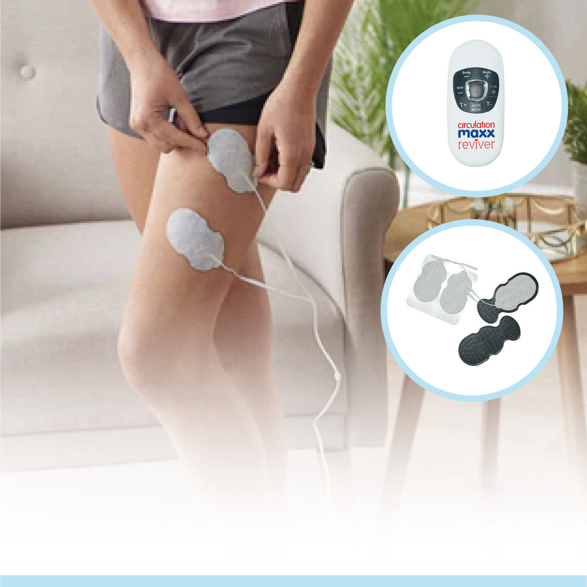 Estimulador elétrico para pés e corpo Circulation Maxx Reviver
