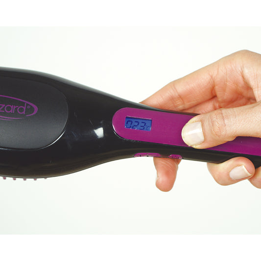 Escova térmica para alisar o cabelo