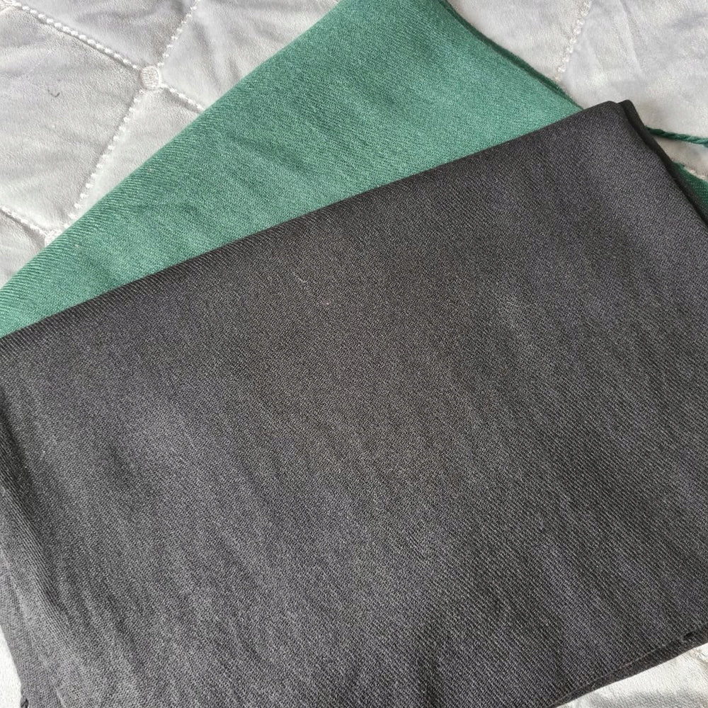 Echarpe Verde Floresta toque "Cashmere" 3 