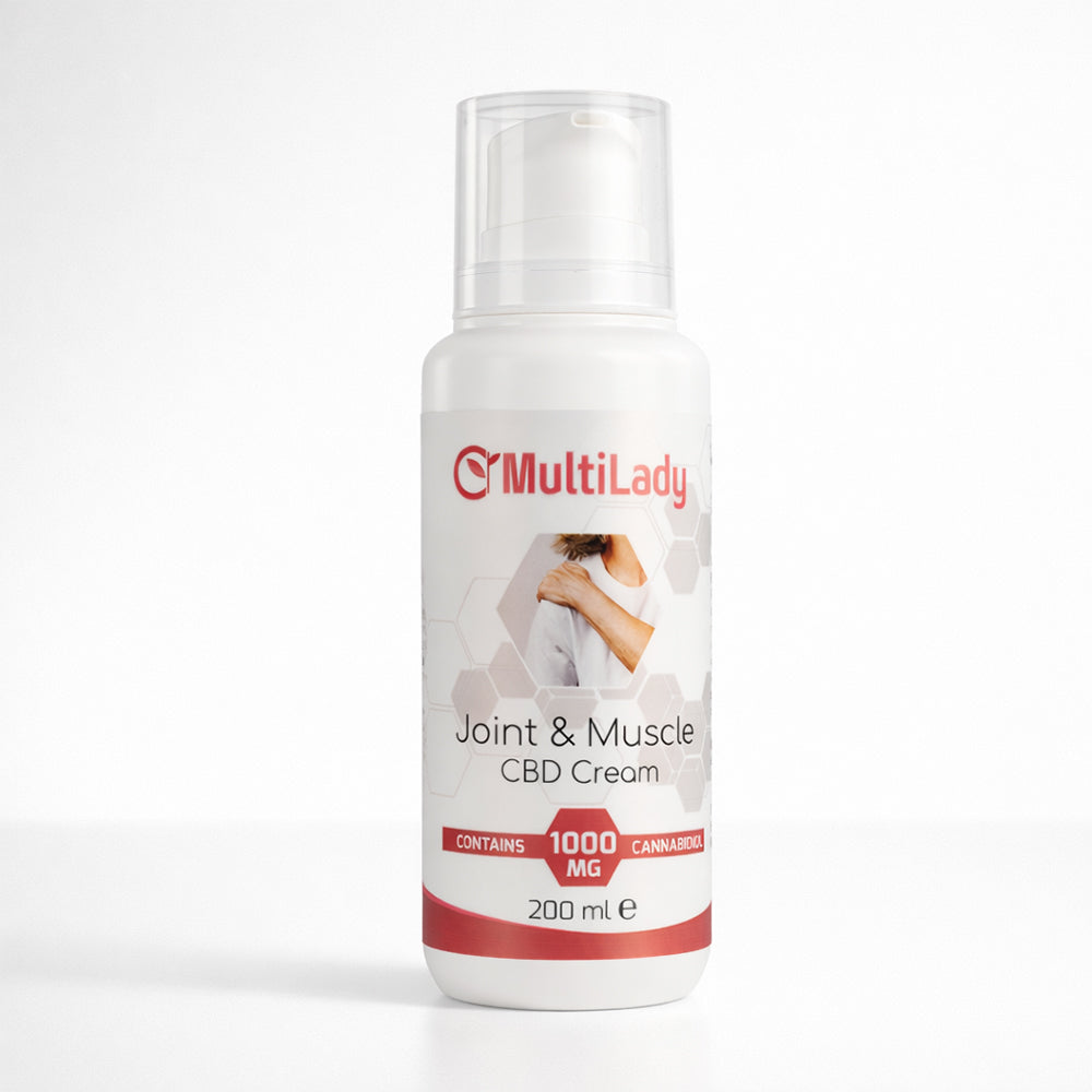 MultiLady CBD Creme para articulações e músculos 1000 mg – 200 ml