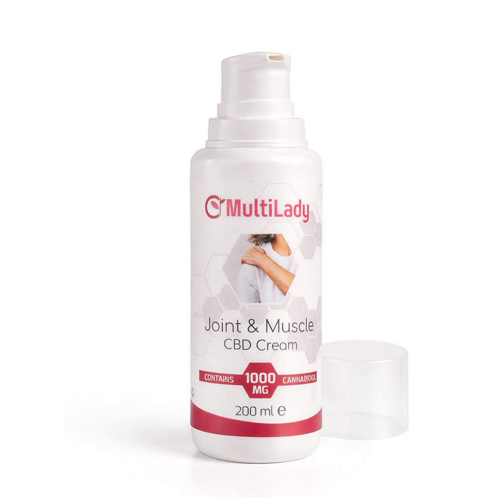 MultiLady CBD Creme para articulações e músculos 1000 mg – 200 ml